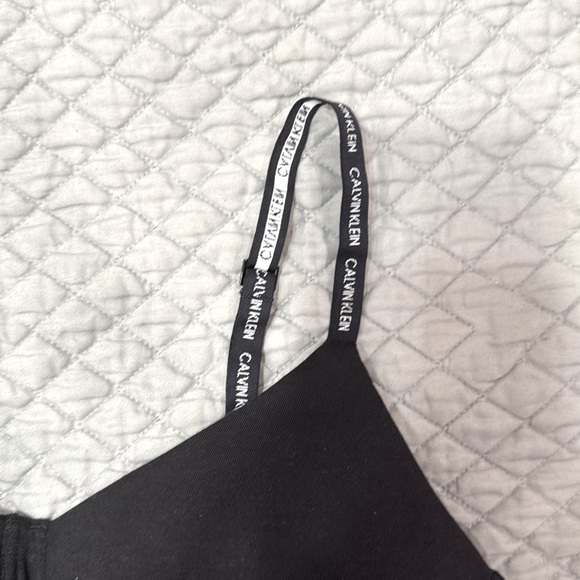Calvin Klein Archive Logo Lined Bralette Size M - Picture 5 of 5